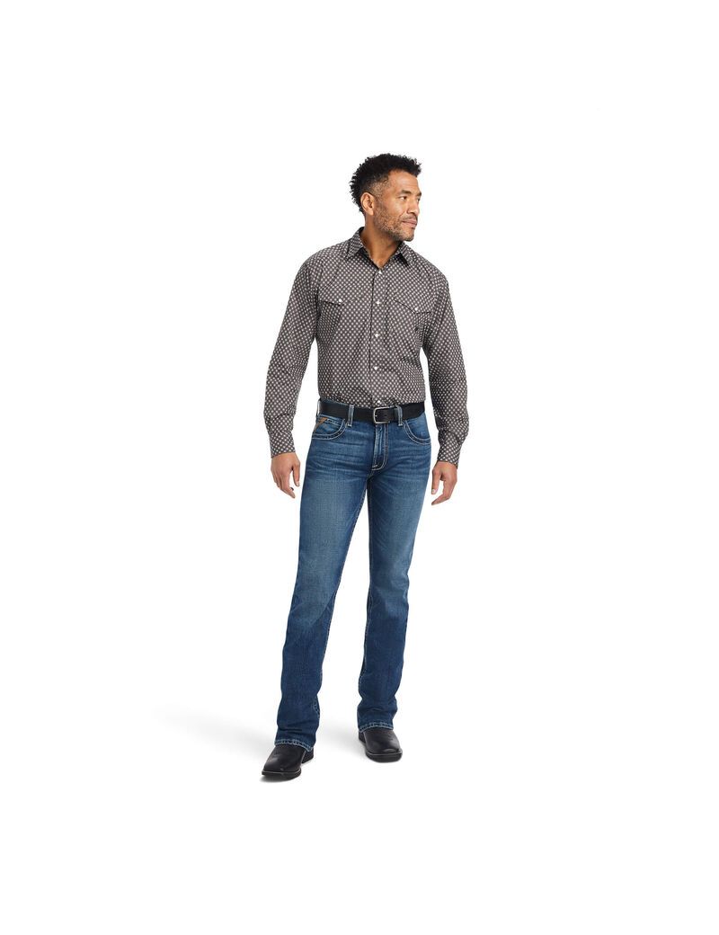 Chemises De Costume Ariat Winston Classiche Fit Multicolore Homme | JUW-00105417