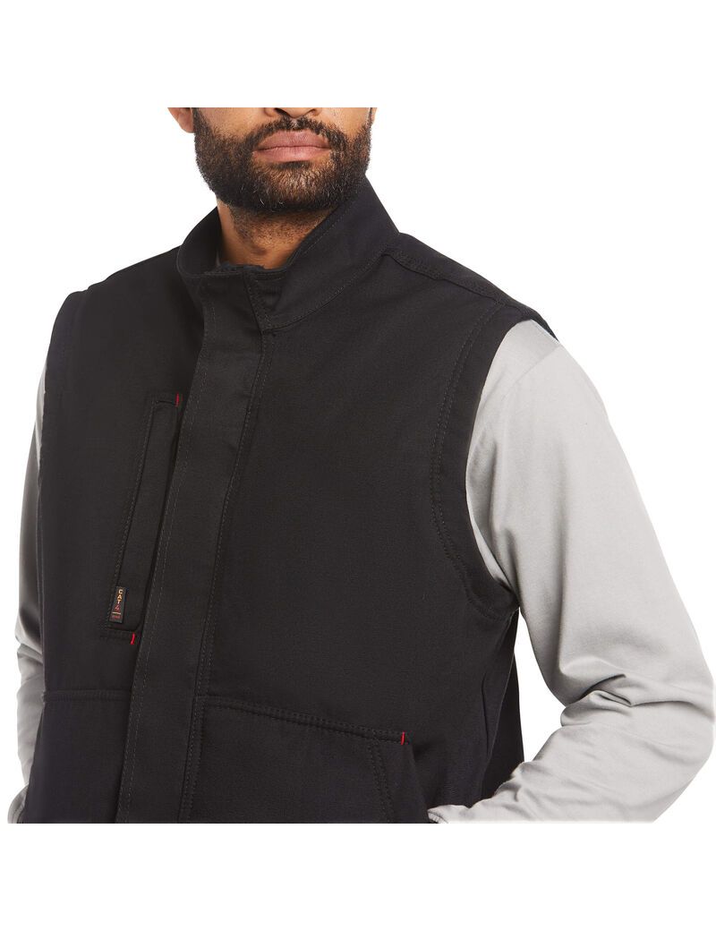 Gilet Ariat FR Workhorse Insulated Noir Homme | ICL-76955940