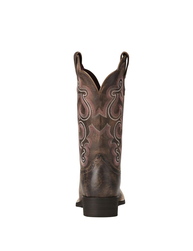 Bottes Western Ariat Quickdraw Chocolat Femme | SXV-75112536