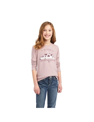 Hauts Ariat REAL Dreamin Mood Rose Enfant | KBY-98512185