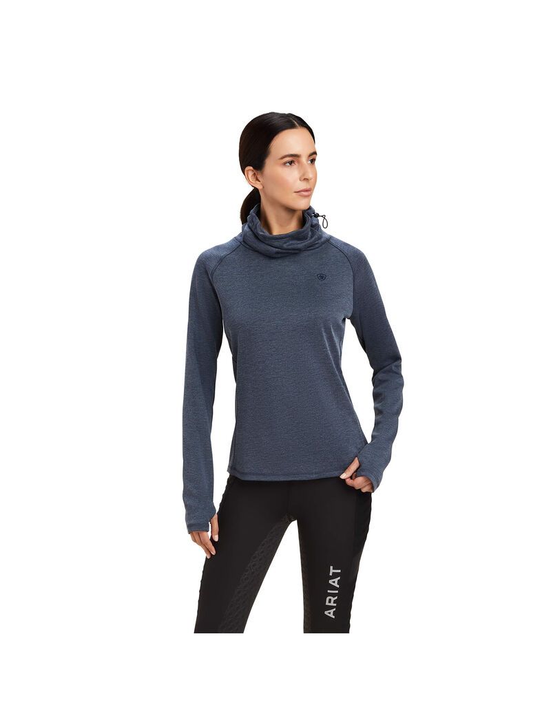 Sweat à Capuche Ariat Canny Top Bleu Marine Femme | RFP-99802184