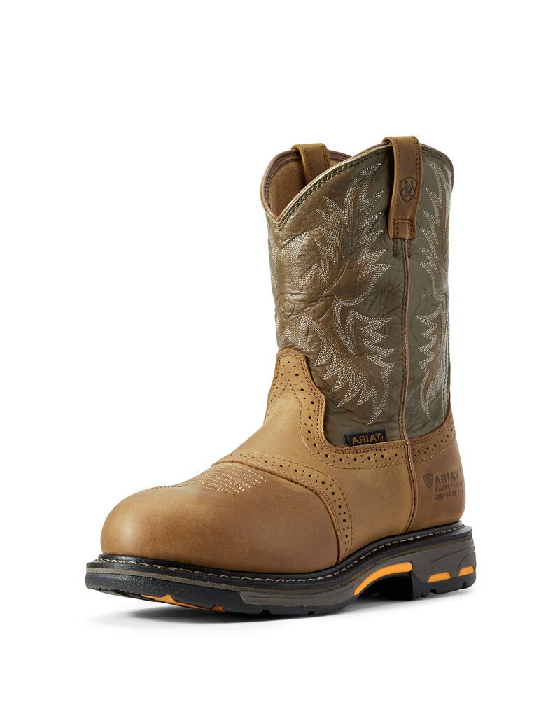 Bottes Imperméables Ariat WorkHog Composite Embout Travail Multicolore Homme | QCC-33805714