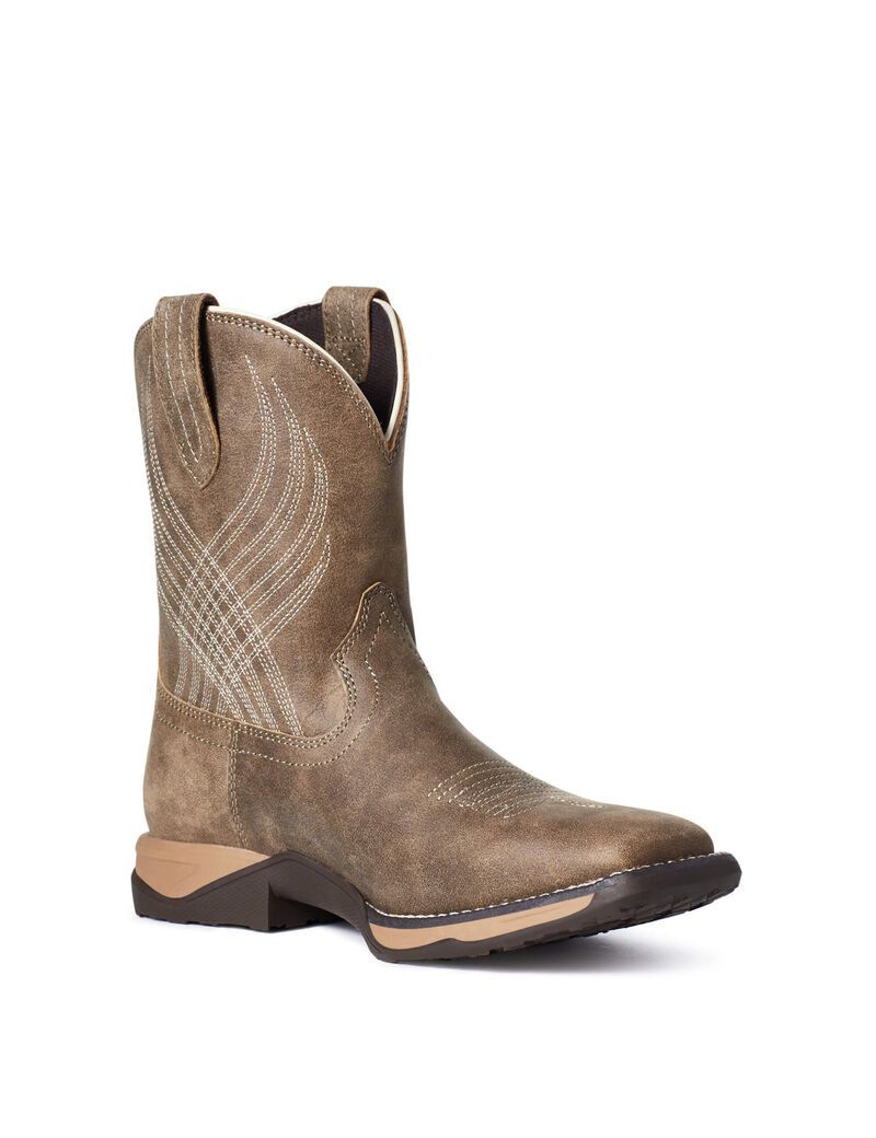 Bottes Western Ariat Anthem Marron Enfant | SXE-19580814