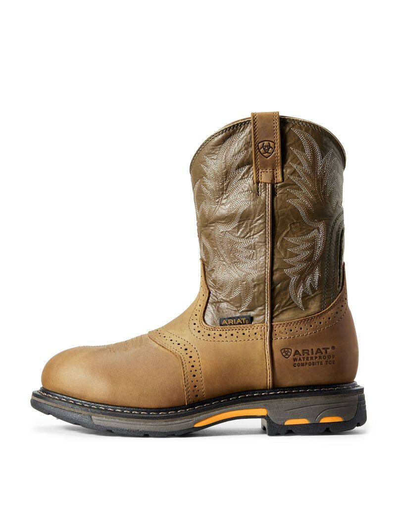 Bottes Imperméables Ariat WorkHog Composite Embout Travail Multicolore Homme | QCC-33805714