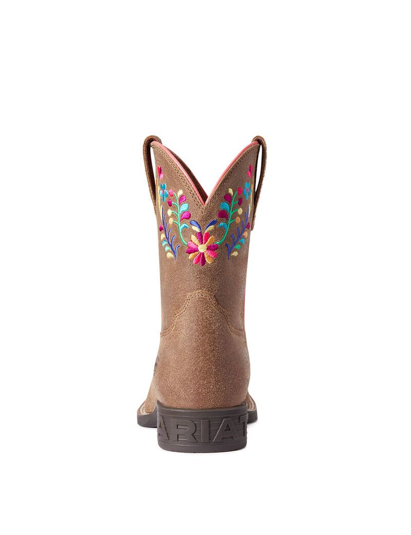 Bottes Western Ariat Wild Flower Marron Enfant | LEH-00400618