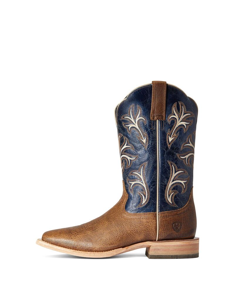 Bottes Western Ariat Cowboss Marron Homme | DJM-87808984