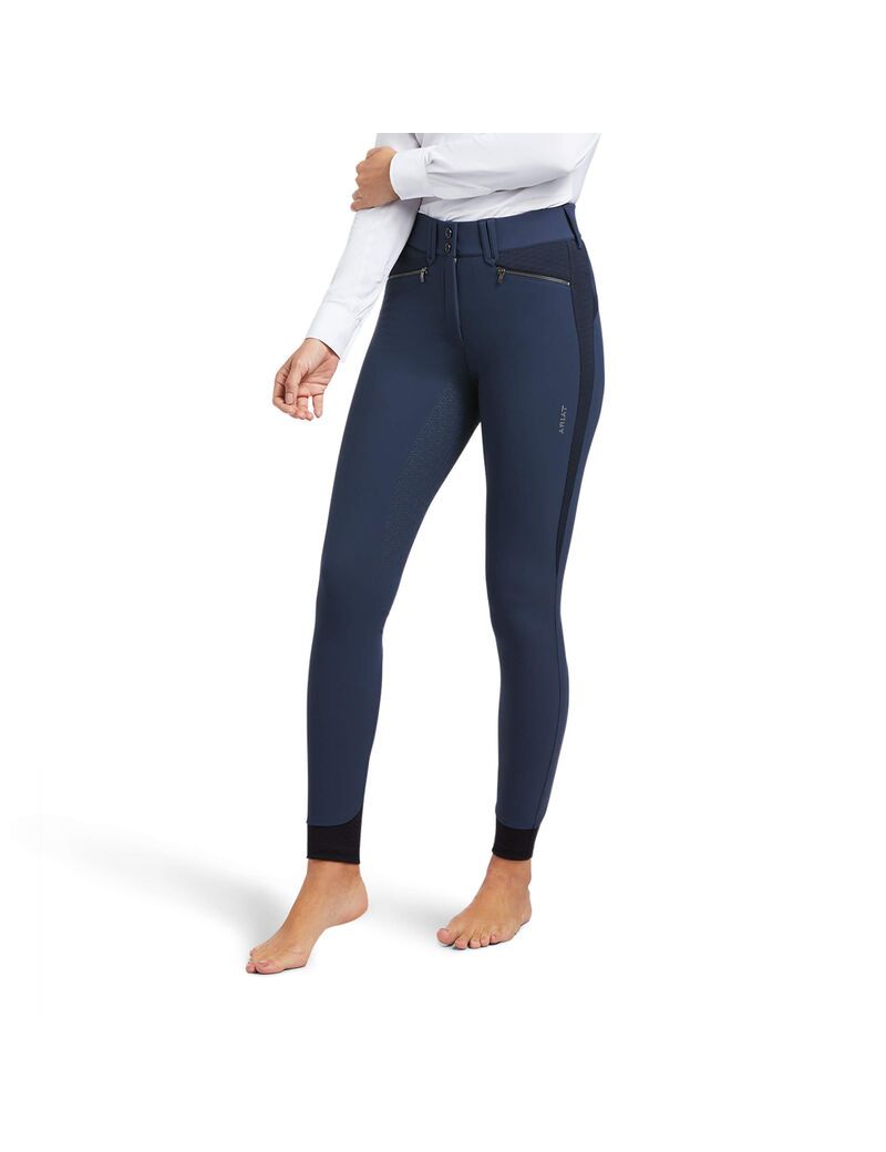 Pantalon Ariat Tri Factor X Bellatrix Full Seat Breech Bleu Femme | EYF-60345765