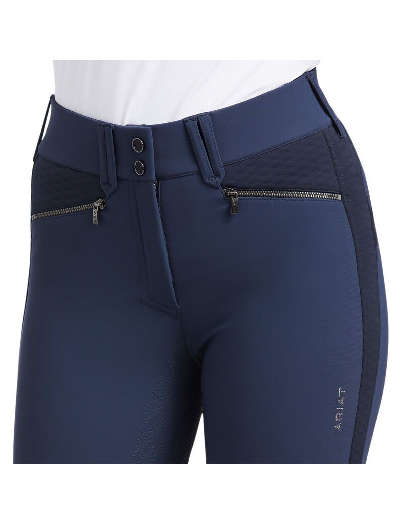 Pantalon Ariat Tri Factor X Bellatrix Full Seat Breech Bleu Femme | EYF-60345765