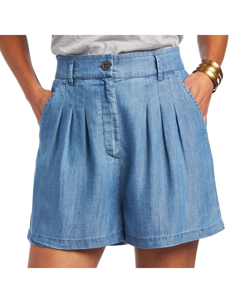 Shorts Ariat Blue Note Bleu Femme | HLP-41623371