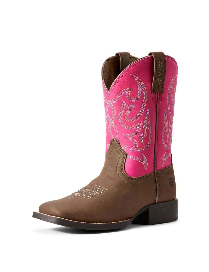 Bottes Western Ariat Jr Champ Marron Enfant | UMR-70354578