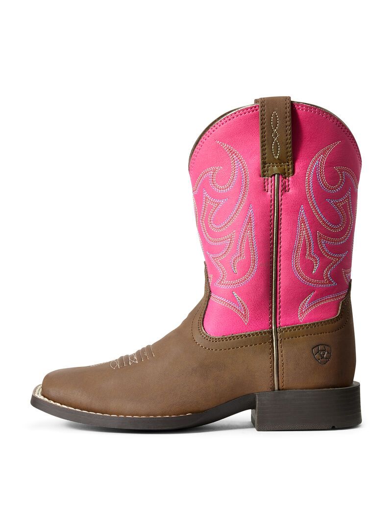 Bottes Western Ariat Jr Champ Marron Enfant | UMR-70354578