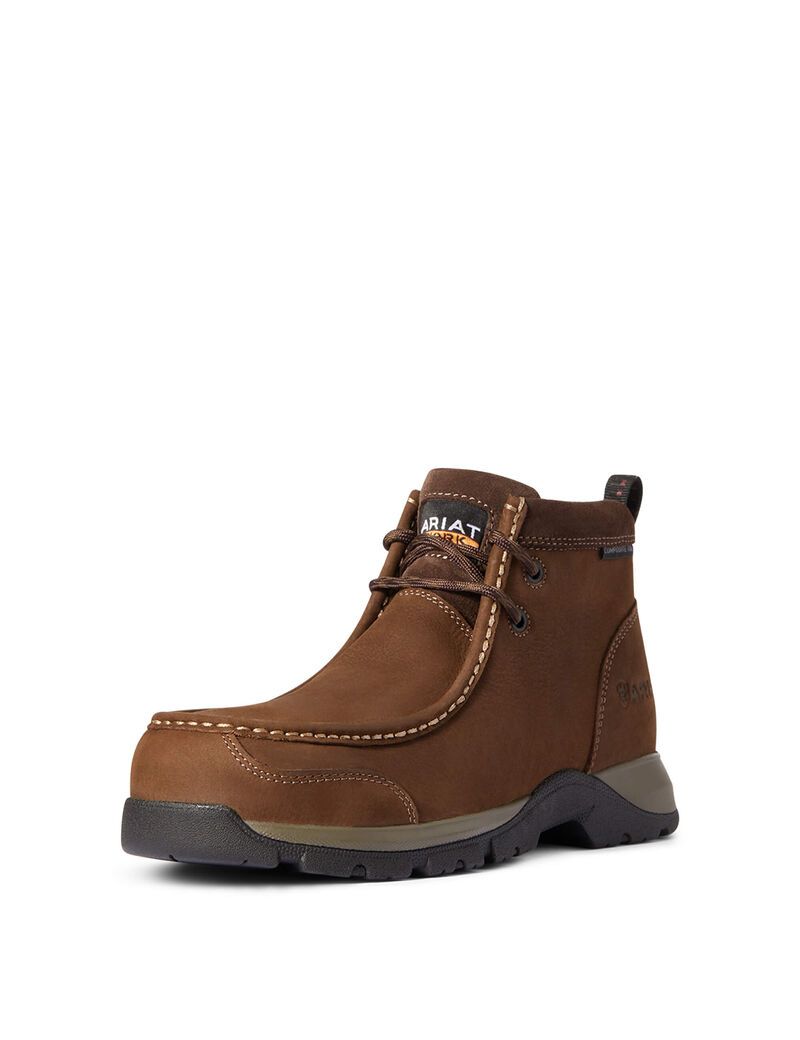 Bottes de Travail Ariat Edge LTE Moc Composite Embout Marron Foncé Femme | AKN-01533122