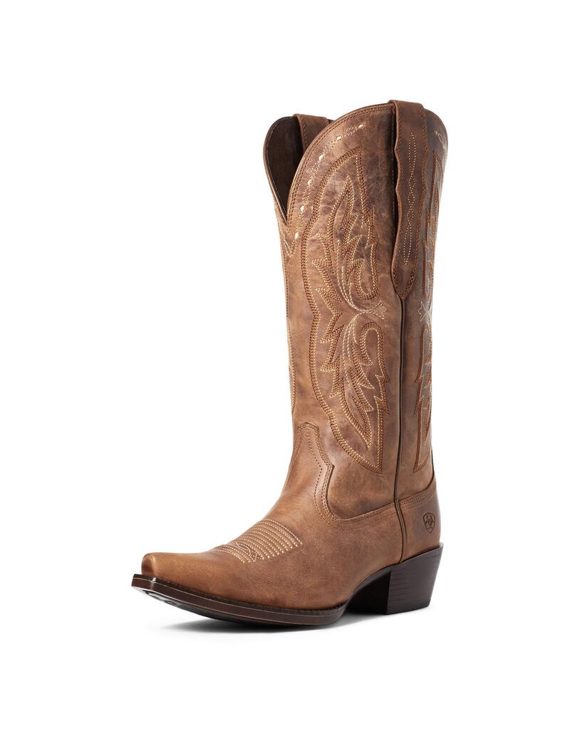 Bottes Western Ariat Heritage X Embout Elastic Larges Calf Marron Femme | DAD-36861375