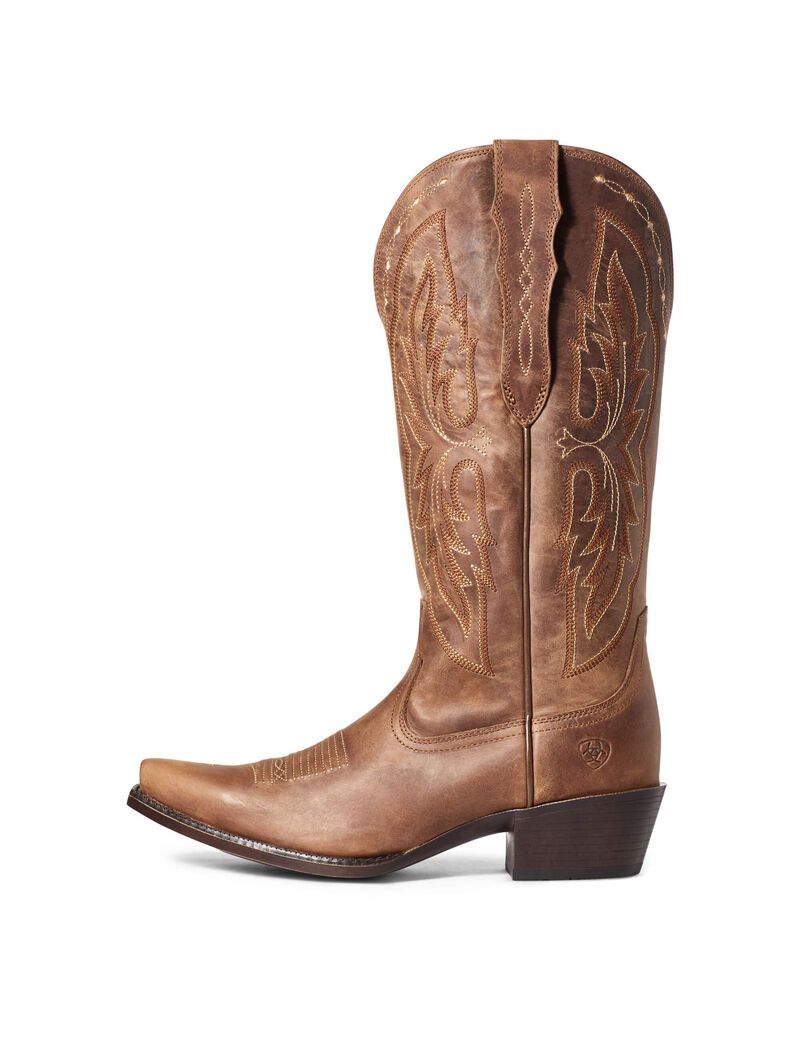 Bottes Western Ariat Heritage X Embout Elastic Larges Calf Marron Femme | DAD-36861375