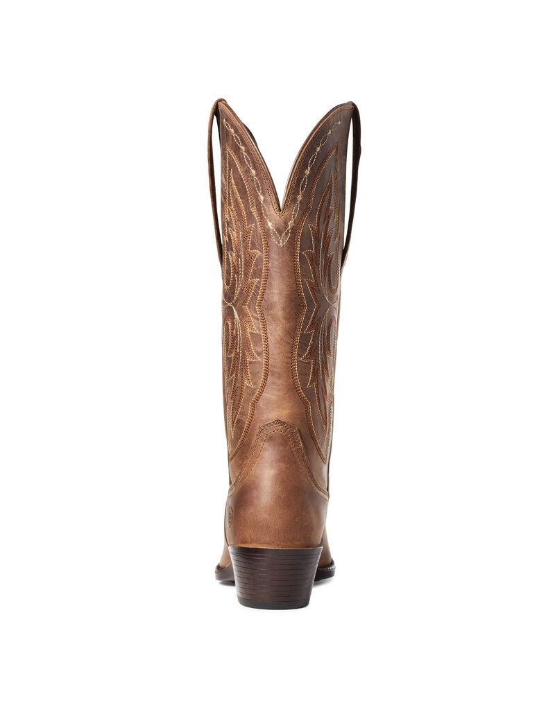 Bottes Western Ariat Heritage X Embout Elastic Larges Calf Marron Femme | DAD-36861375