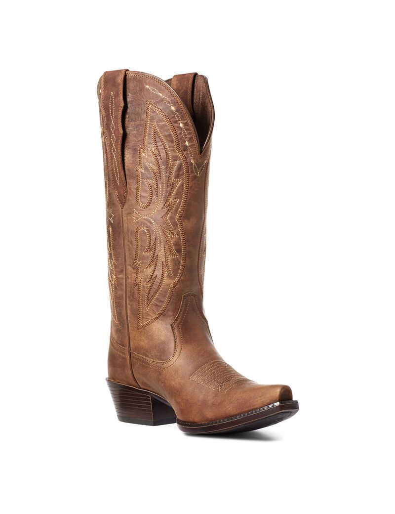 Bottes Western Ariat Heritage X Embout Elastic Larges Calf Marron Femme | DAD-36861375