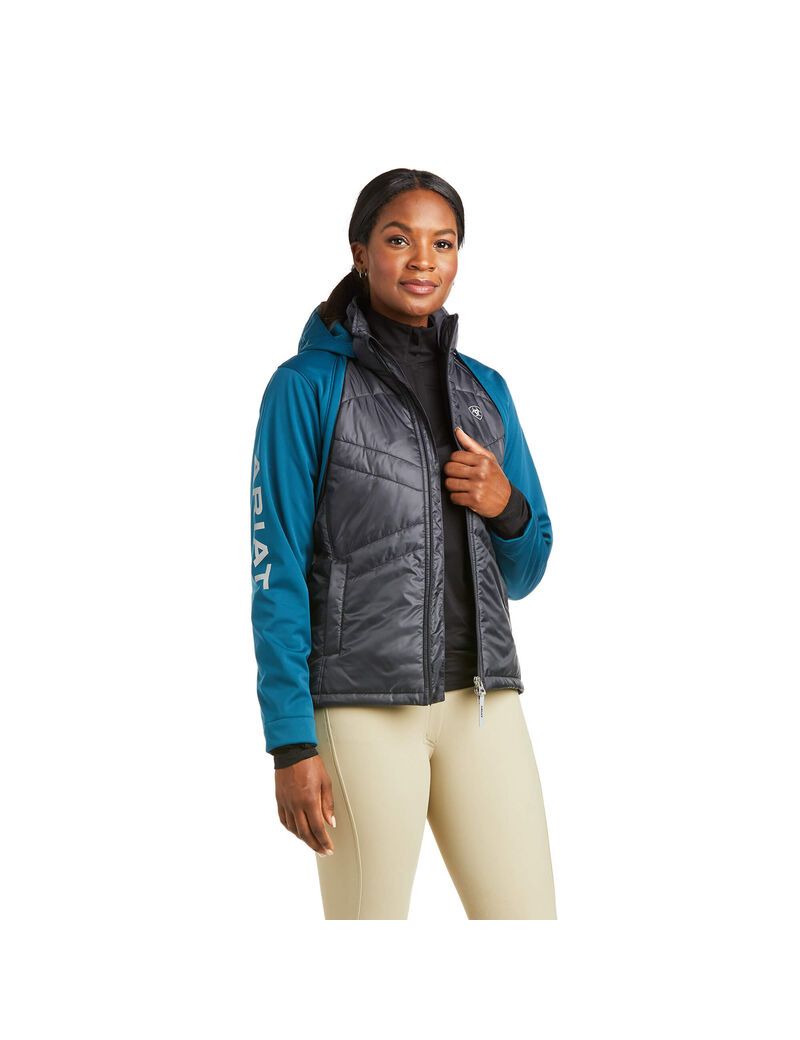 Vestes Ariat Respond Turquoise Femme | KEH-16022014