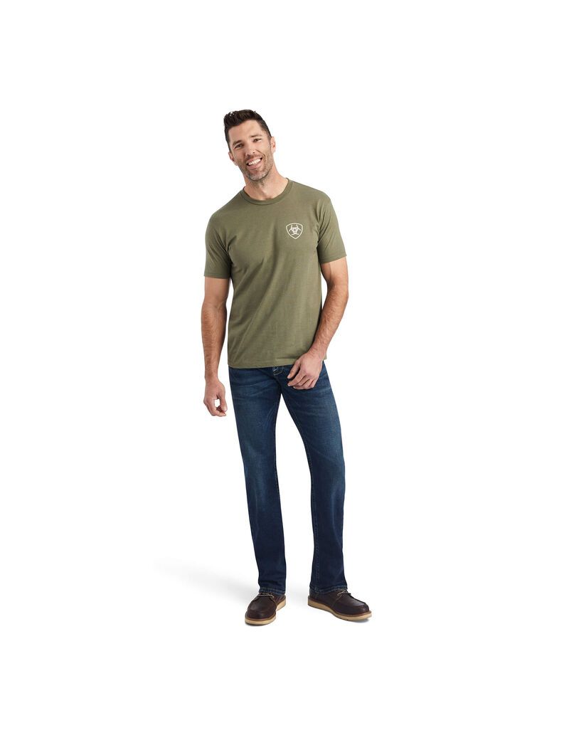 T Shirts Ariat Hexafill Multicolore Homme | DJD-17891893