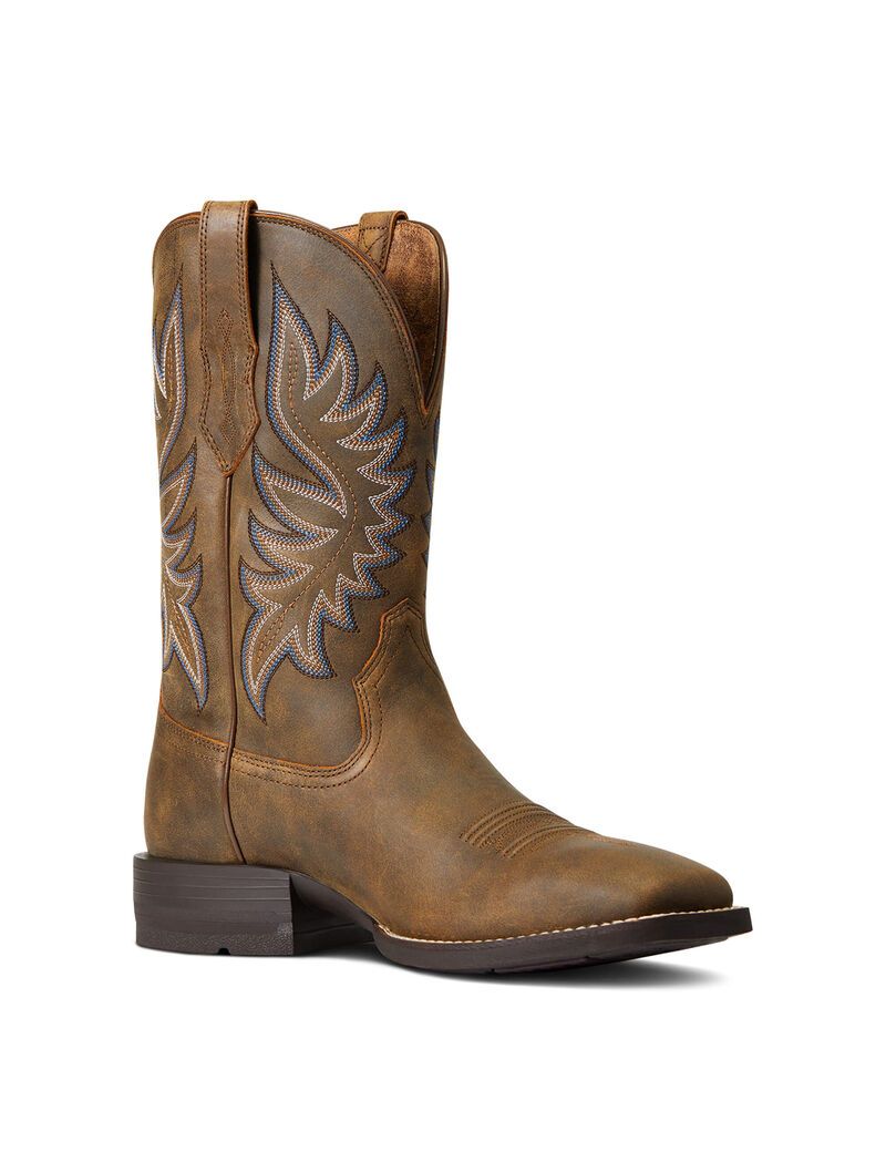 Bottes Western Ariat Brander Marron Homme | KEL-46263326