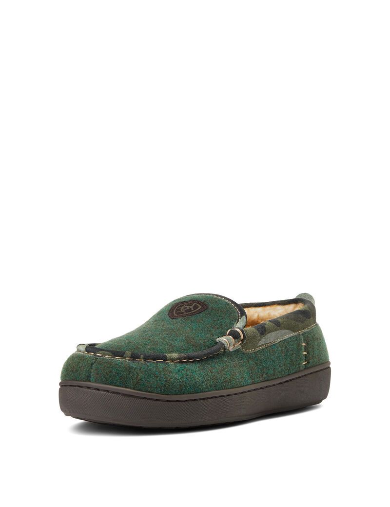 Chaussons Ariat Lost Lake Moccasin Vert Olive Homme | HXE-70824068