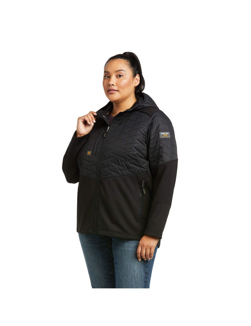 Vêtements De Travail Ariat Rebar Cloud 9 D'eau Resistant Insulated Jackets Noir Femme | XYV-56421205