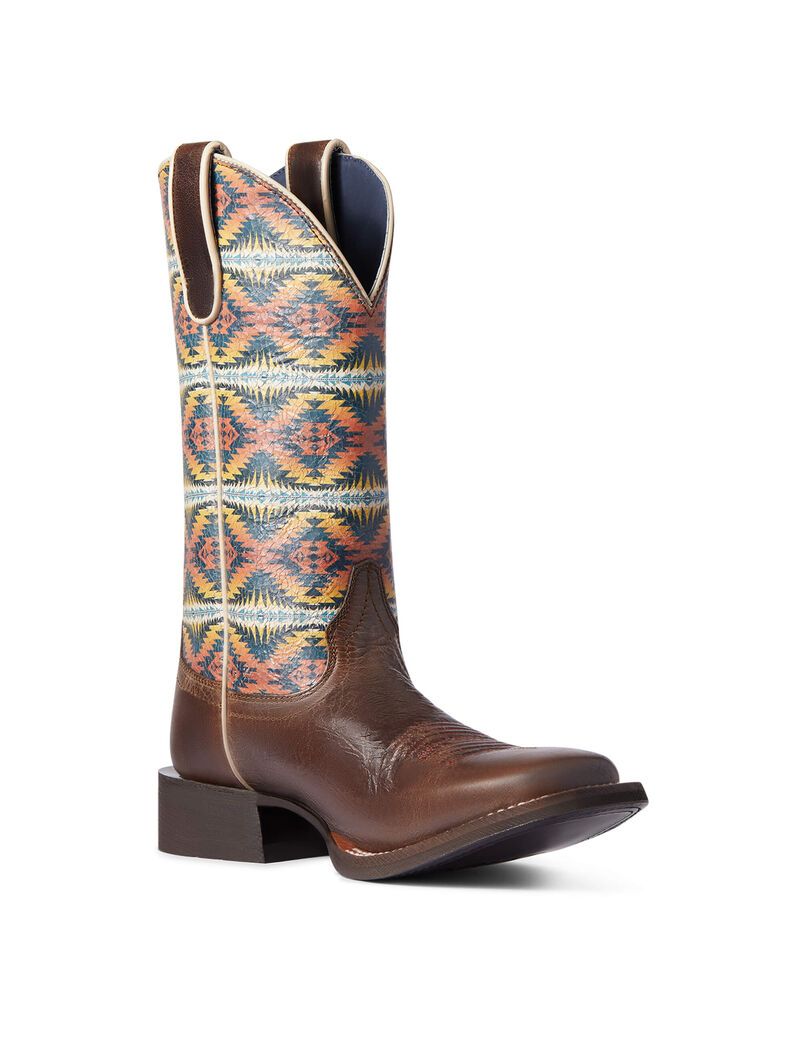 Bottes Western Ariat Pendleton Circuit Savanna Multicolore Femme | BHF-79860797