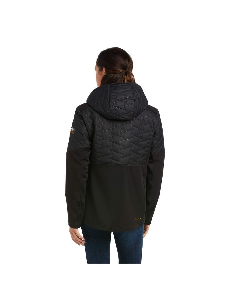 Vêtements De Travail Ariat Rebar Cloud 9 D'eau Resistant Insulated Jackets Noir Femme | XYV-56421205