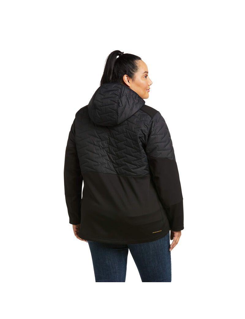 Vêtements De Travail Ariat Rebar Cloud 9 D'eau Resistant Insulated Jackets Noir Femme | XYV-56421205