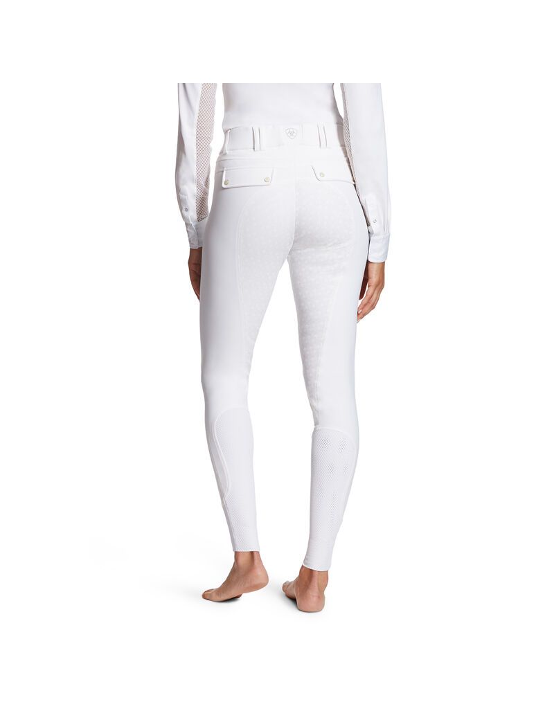 Pantalon Ariat Tri Factor Grip Full Seat Breech Blanche Femme | SAG-66831623