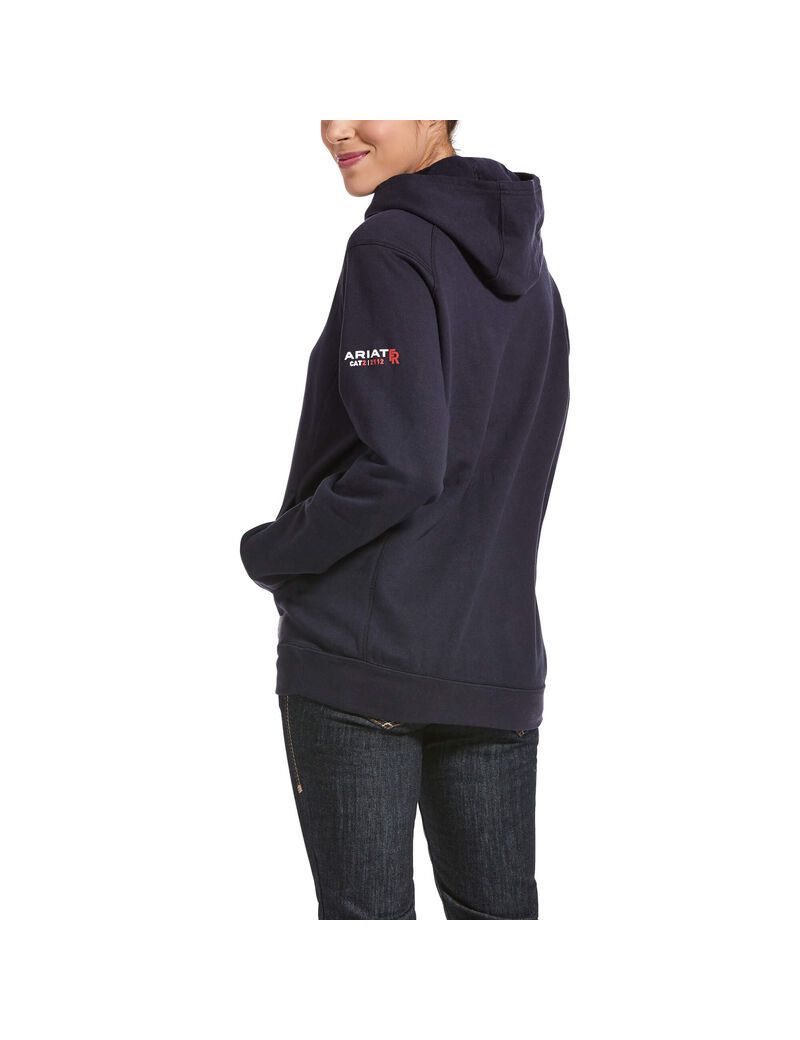 Sweat à Capuche Ariat FR Rev Pullover Bleu Marine Femme | ZHP-30018966