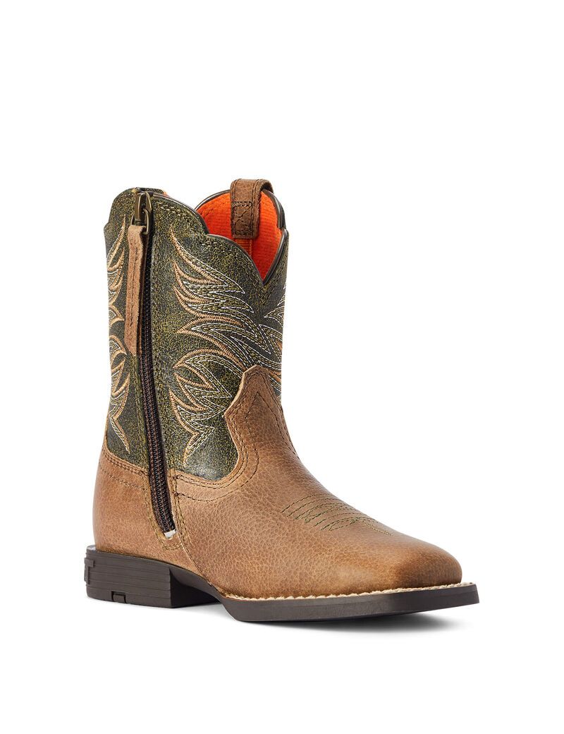 Bottes Western Ariat Firecatcher Marron Enfant | FLW-26832645