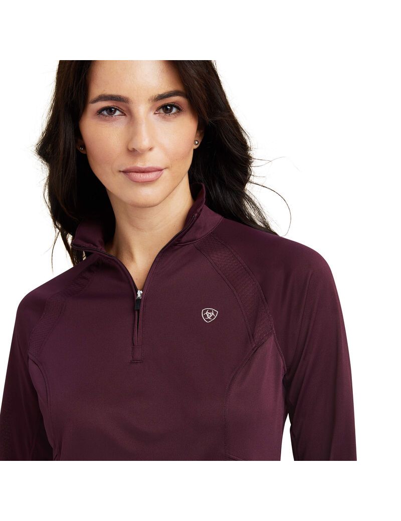 Couches Intermédiaires Ariat Sunstopper 2.0 1/4 Zip Multicolore Femme | BZZ-35098359