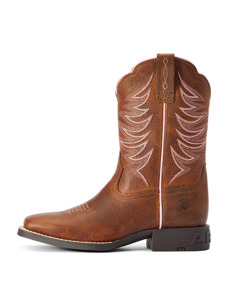 Bottes Western Ariat Firecatcher Marron Enfant | HVB-43341252