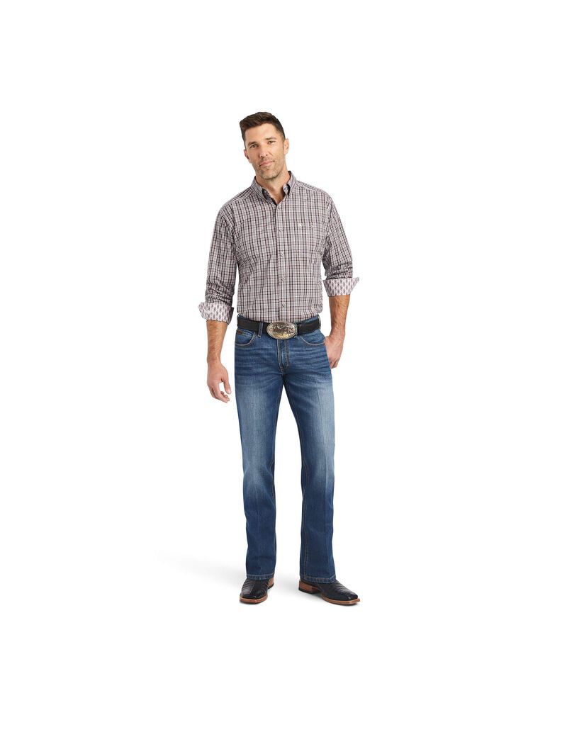 Chemises De Costume Ariat Relentless Resolute Stretch Classiche Fit Violette Homme | KGO-24370175