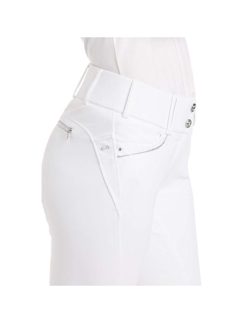 Pantalon Ariat Tri Factor X Grip Full Seat Breech Blanche Femme | GWT-57187922