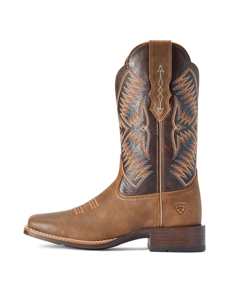 Bottes Western Ariat Odessa Stretchfit Marron Femme | LHZ-91063574