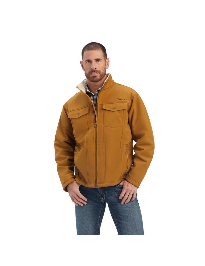 Vestes Ariat Vernon Sherpa Marron Homme | JFA-59205015