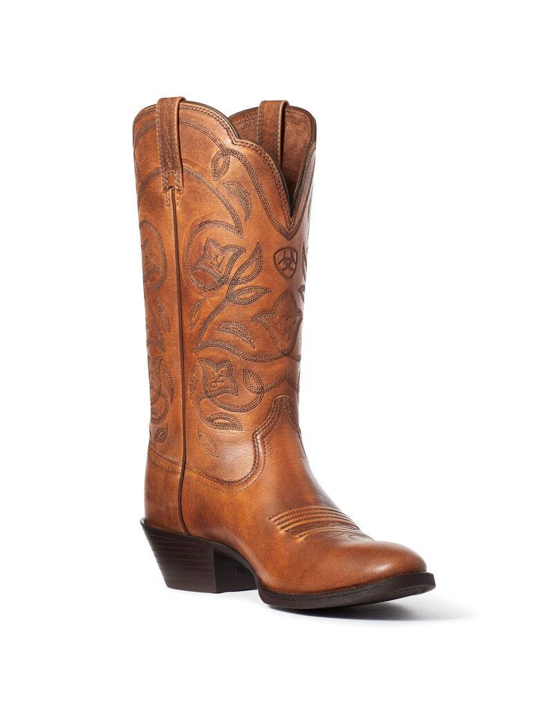 Bottes Western Ariat Heritage R Embout Cuivre Marron Femme | VVN-94921154