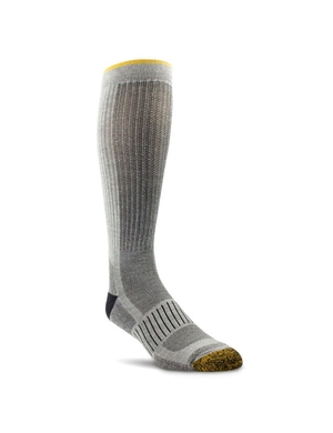 Chaussettes Ariat High Performance Mid Calf Tek Travail 2PCS Grise Homme | RYW-33757599