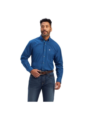 Chemises De Costume Ariat Pro Series Bertrand Stretch Classiche Fit Paon Homme | DAY-12541191