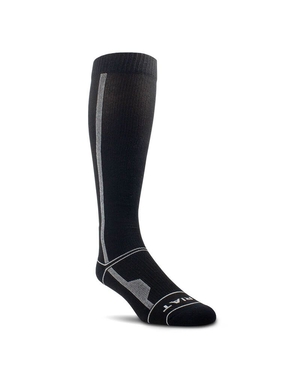 Chaussettes Ariat Over the Calf Performance Compression Noir Femme | JMU-46567425