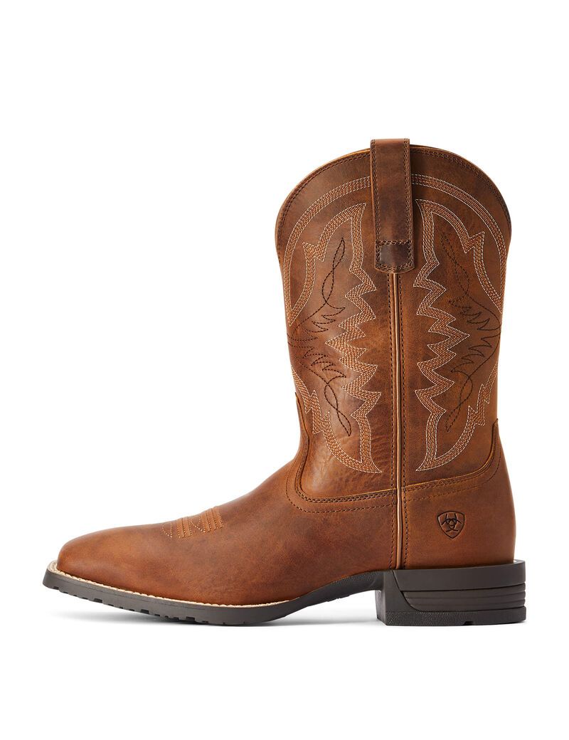 Bottes Western Ariat Hybride Ranchwork Marron Homme | AFA-94722846