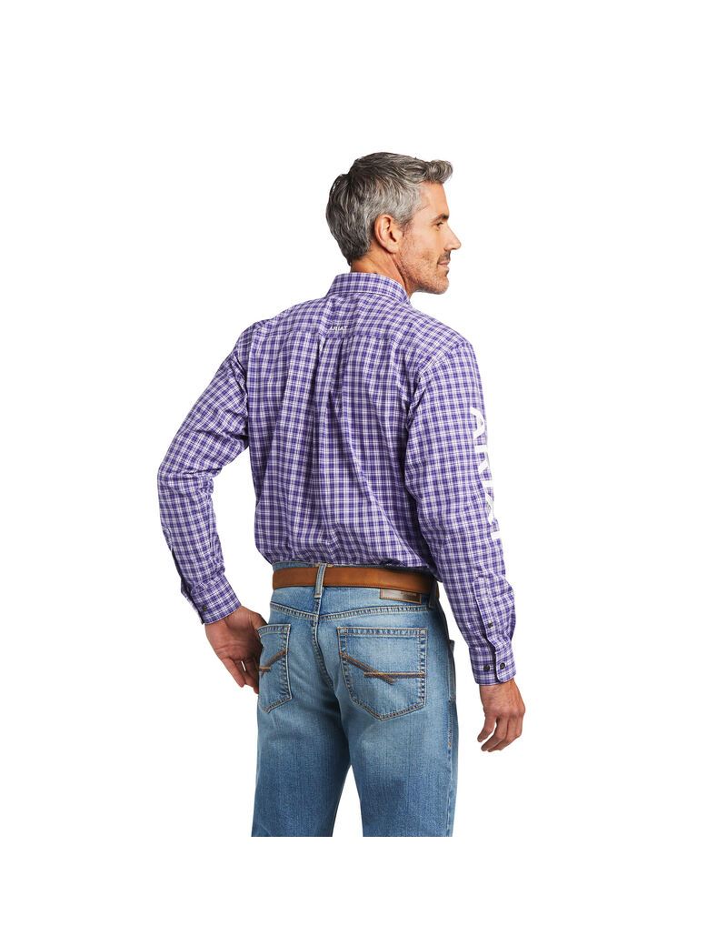 Chemises De Costume Ariat Pro Series Team Slane Classiche Fit Violette Homme | TEG-88871030