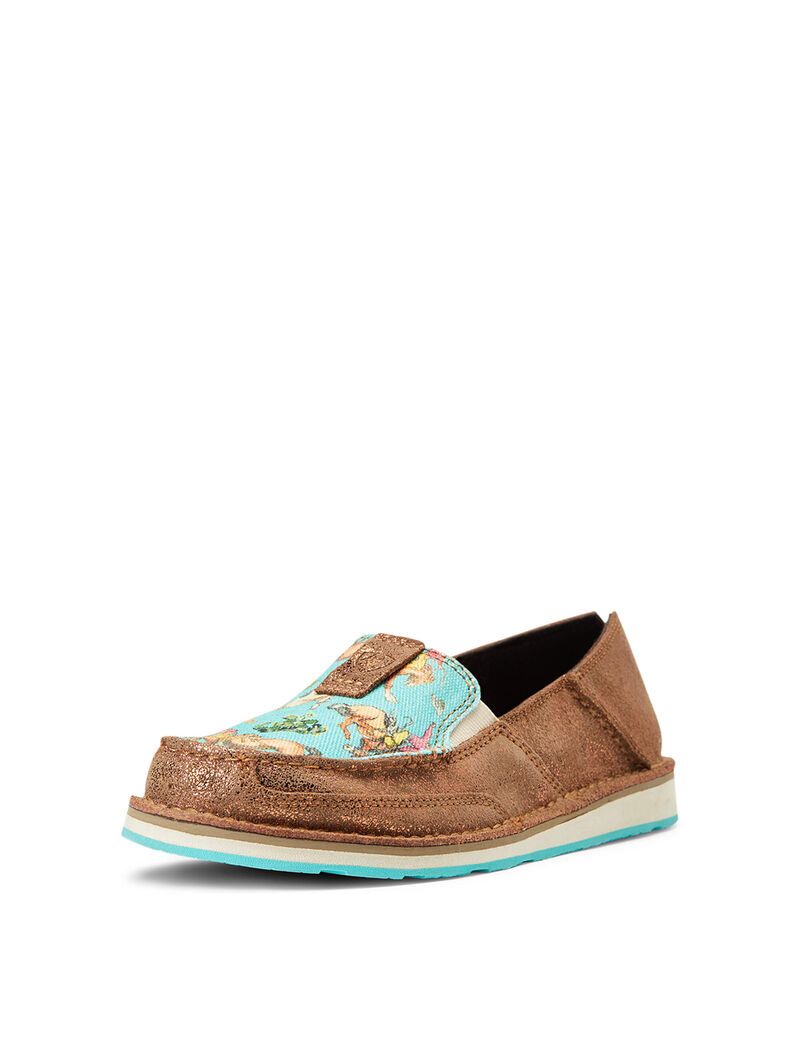 Baskets Ariat Cruiser Cuivre Metal Turquoise Femme | QBT-68788636