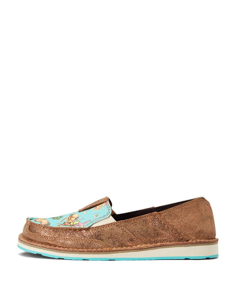 Baskets Ariat Cruiser Cuivre Metal Turquoise Femme | QBT-68788636