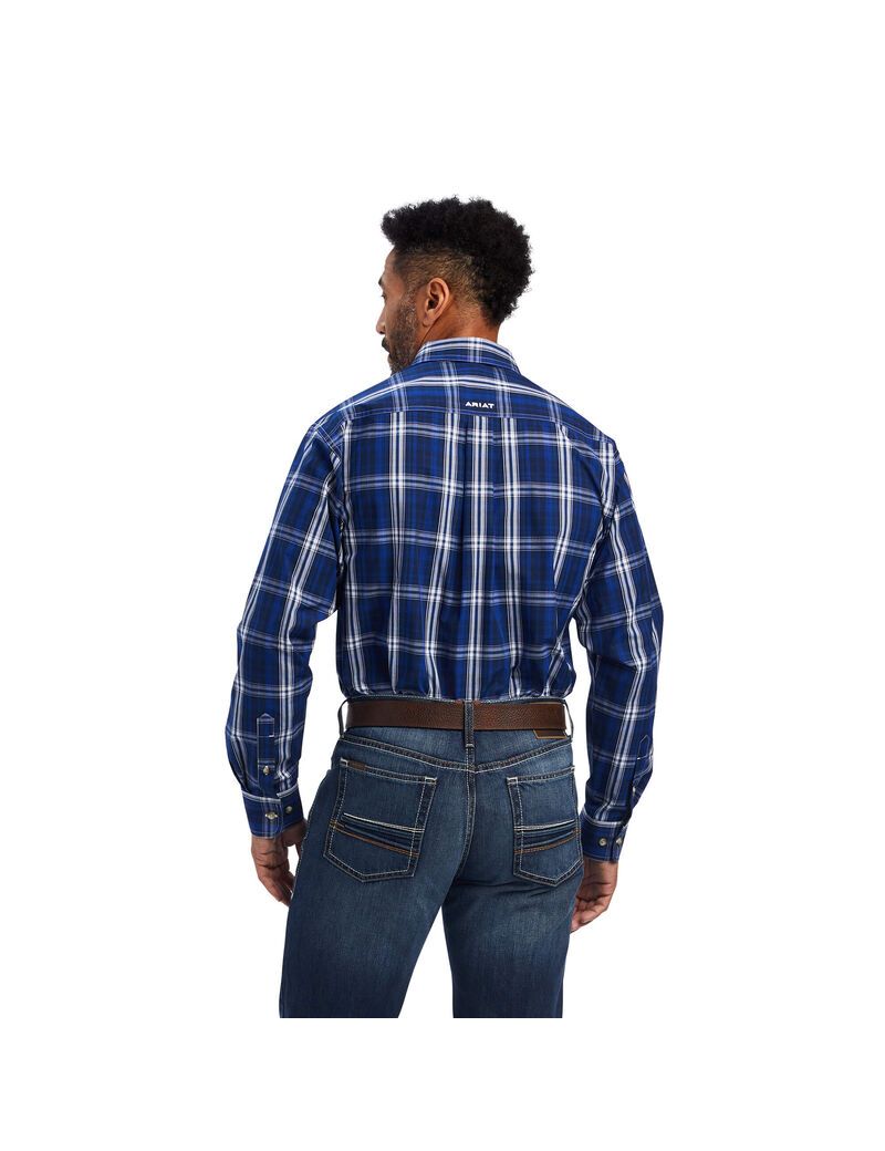 Chemises De Costume Ariat Pro Series Burke Classiche Fit Bleu Foncé Homme | QLA-96336912