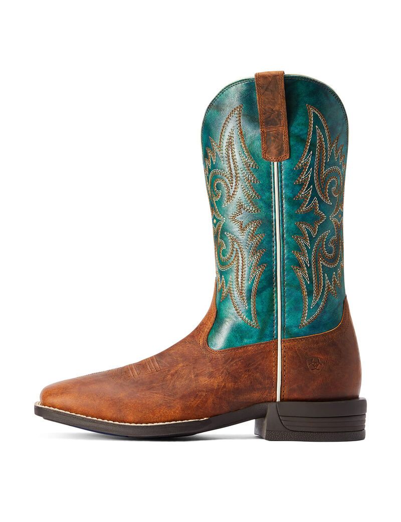 Bottes Western Ariat Wild Thang Marron Homme | MOR-39848564