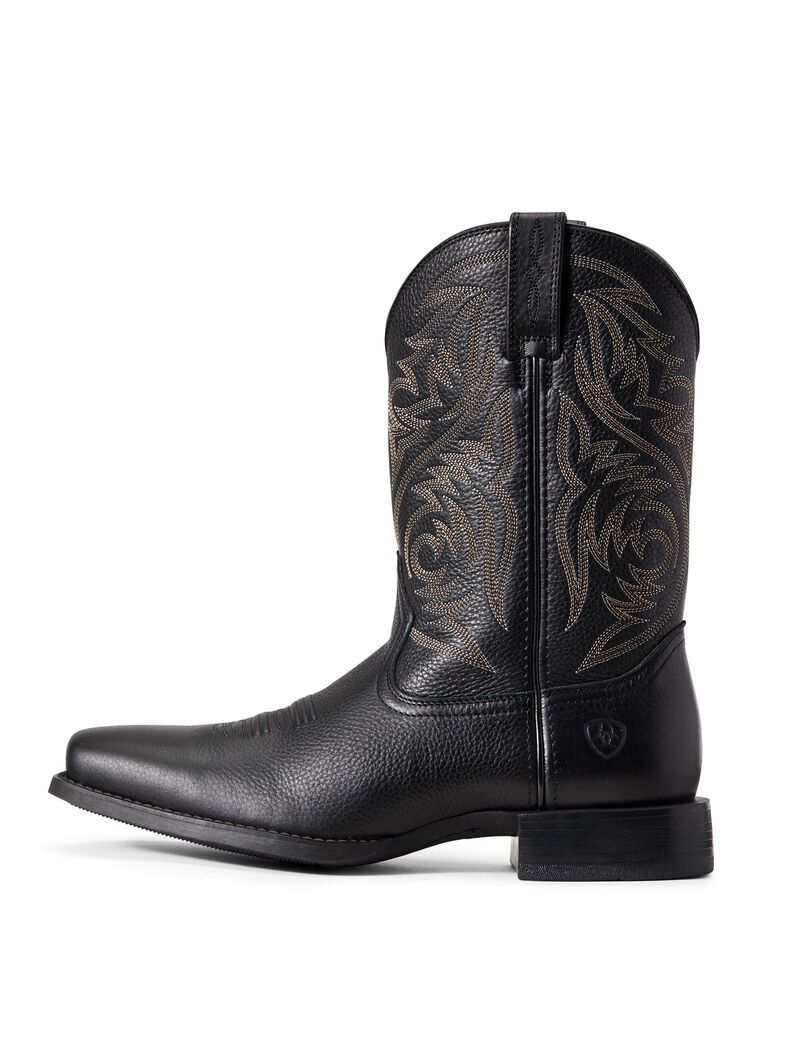 Bottes Western Ariat Sport Herdsman Noir Homme | ZHD-56272982