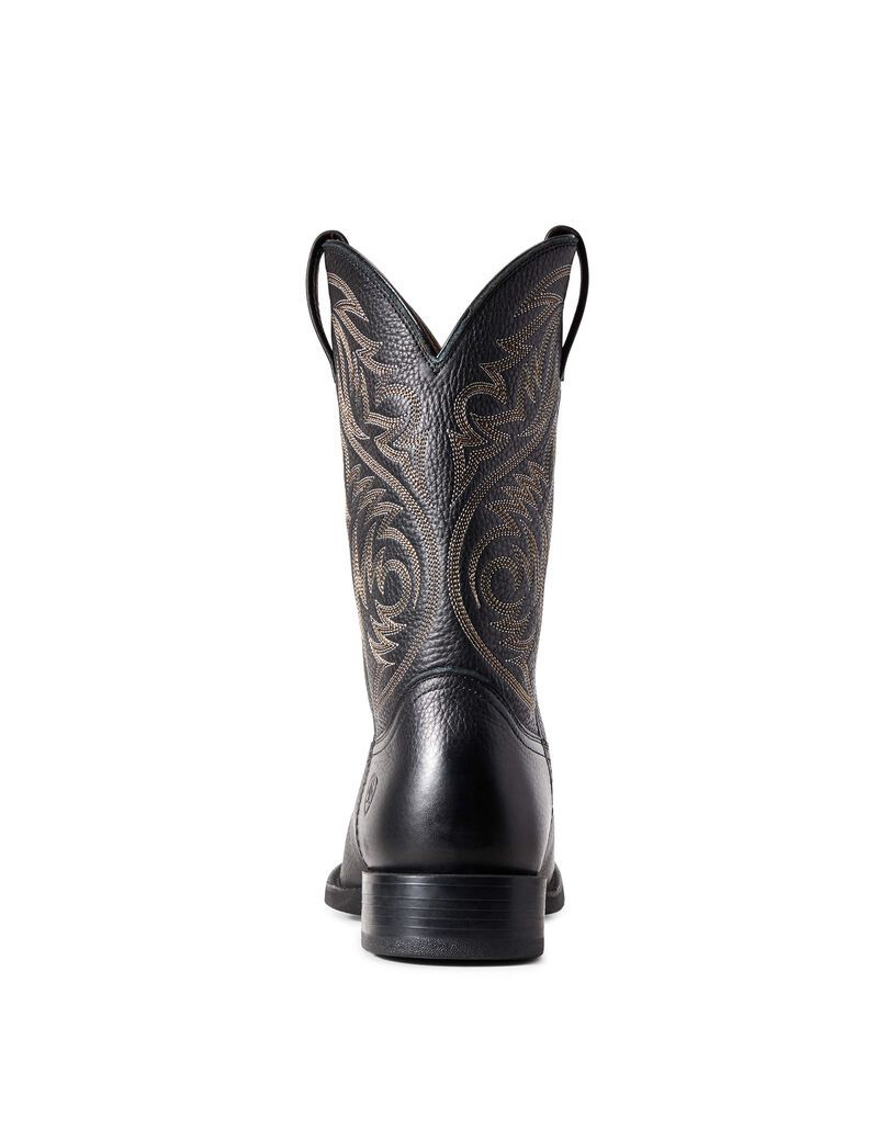 Bottes Western Ariat Sport Herdsman Noir Homme | ZHD-56272982