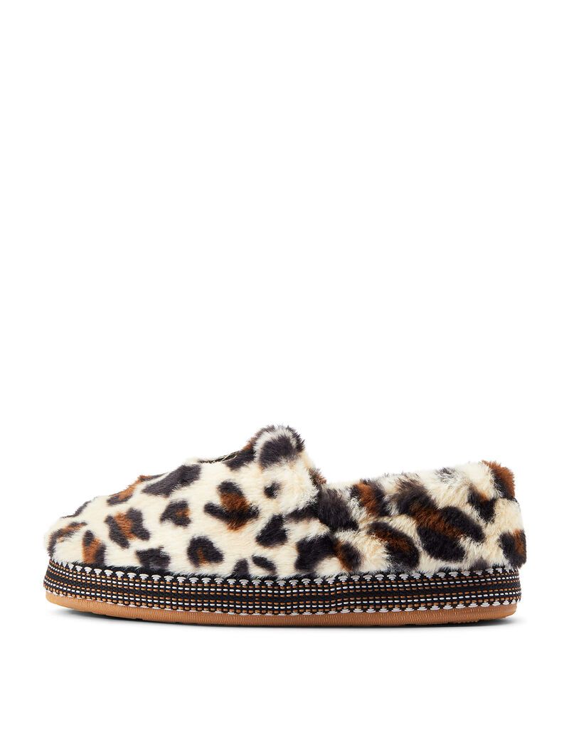 Chaussons Ariat Snuggle Blanche Leopard Femme | NPA-85936776